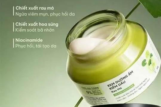 kem dưỡng rau má